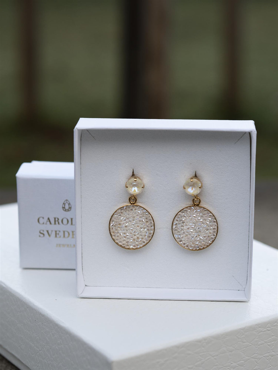Chloe Earrings Hvit