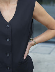Nichelle Waistcoat Sort
