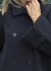 Avenue trenchcoat Sort