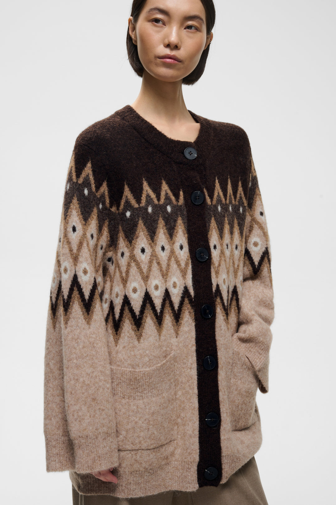Poppy Cardigan Brun