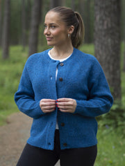 Lulu short cardigan Blå