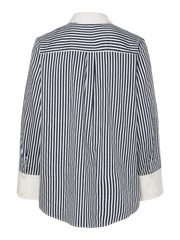 Anne striped shirt Blå