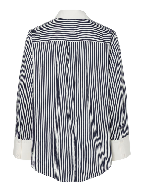 Anne striped shirt Blå