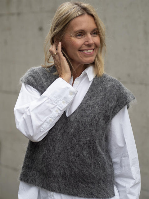 Camryn Knit Vest Grå