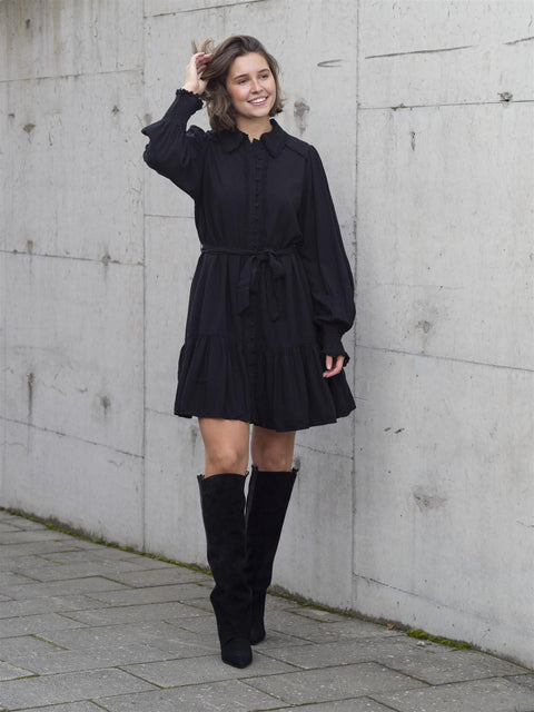 Tilera Shirt dress Sort