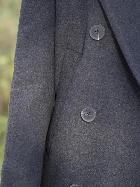 Yunah Long Coat Koksgrå