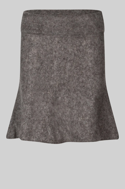 Emmalou Knit Skirt Lysebrun