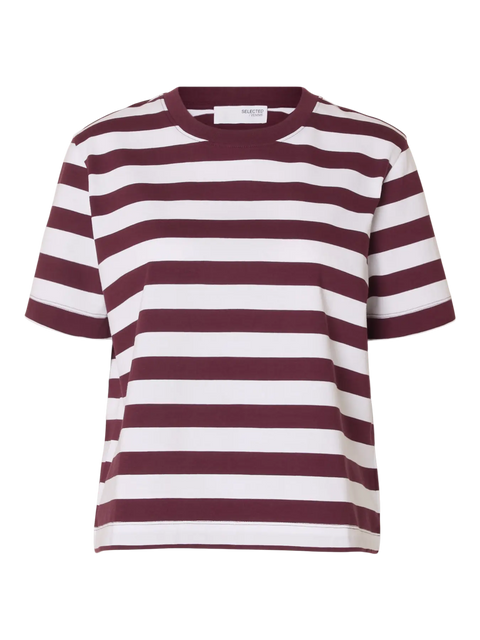 Essential SS Boxy Tee Striper