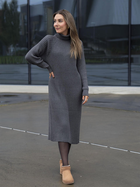 Mavi knit dress Grå