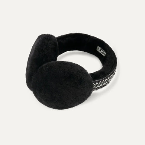 W Tasman Sheepskin Earmuff Sort