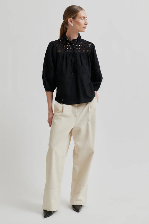 Brunie Blouse Sort