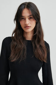 Stinna Knit Peplum Sort