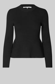 Stinna Knit Peplum Sort