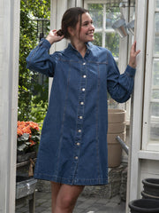 Rylan Elena Shirt Dress Denim