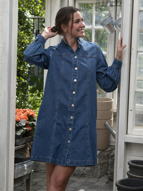 Rylan Elena Shirt Dress Denim