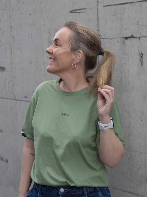 Linn Logo Tee Grønn