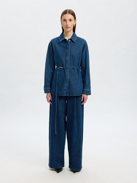 Relaxed Selma Denim Shirt Denim