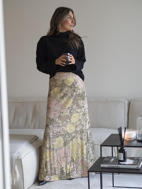 Sequins Skirt Blomstrete