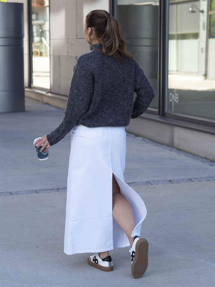Mily Long Skirt Hvit