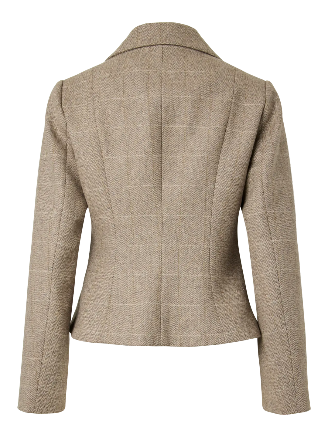 Thela LS Wool Blend Short Jacket Taupe