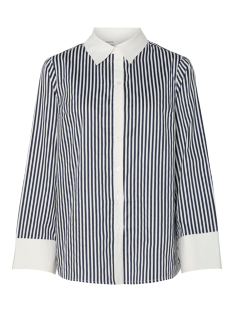 Anne striped shirt Blå