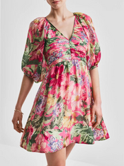 Cupro Mini Dress Multi