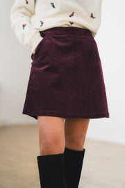 Ella Skirt Burgunder