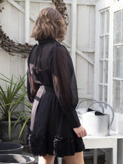 Organza Mini Dress Sort