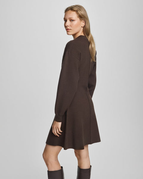 Alfreda East Dress Mørkebrun