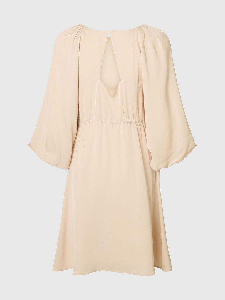 Flaurina open back dress Beige