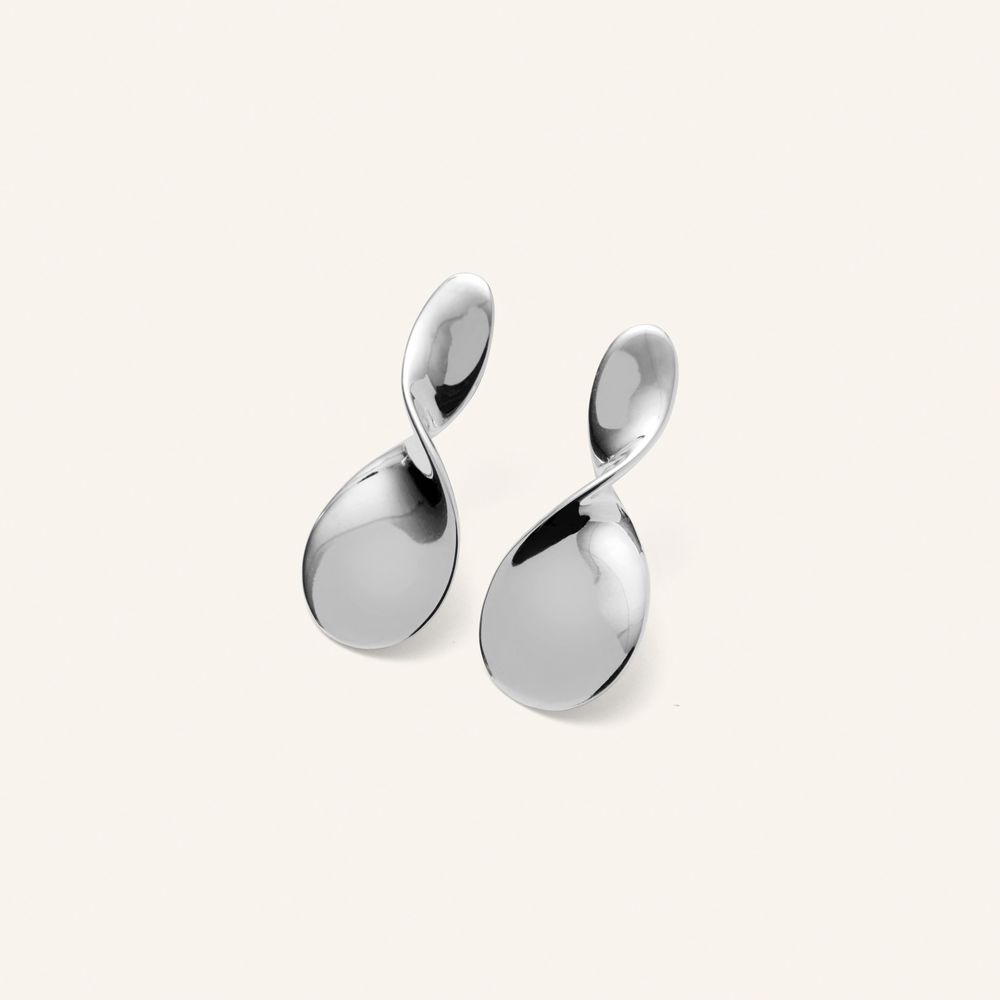 Small La Pausa Earrings Sølv