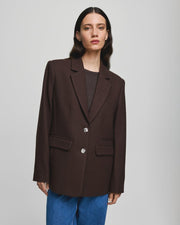 Eliot Loose Blazer Brun