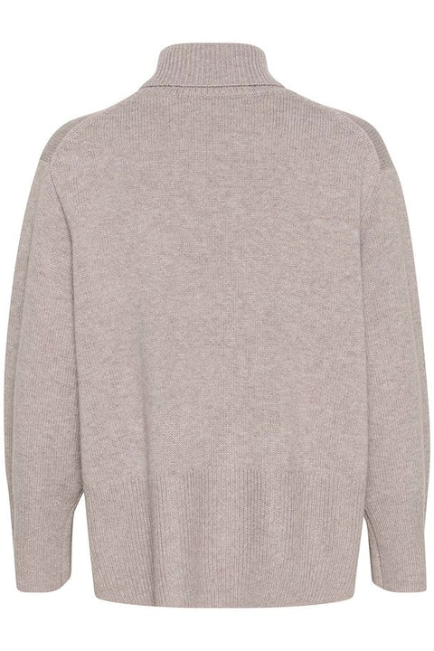 Kaxy Turtleneck Pullover Taupe