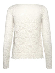 Dania Lace Boatnec Off-White