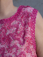 Embroidered Top Rosa
