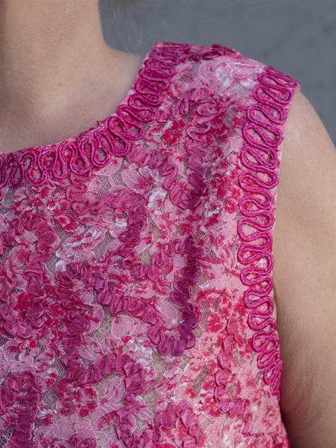 Embroidered Top Rosa