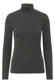 Dagna rollneck melange Mørkegrå