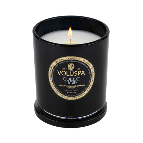 Classic boxed candle Suede Noir Sort