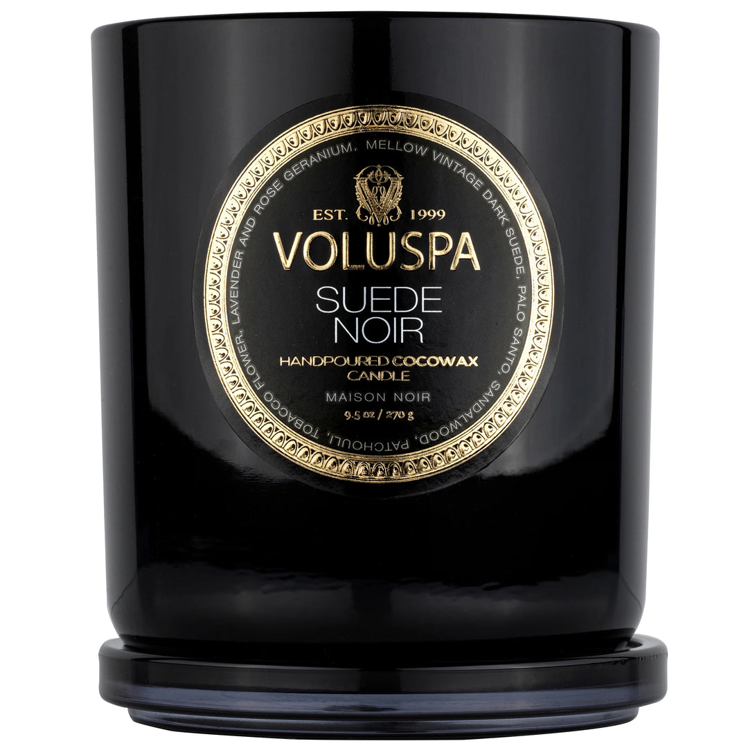 Classic boxed candle Suede Noir Sort