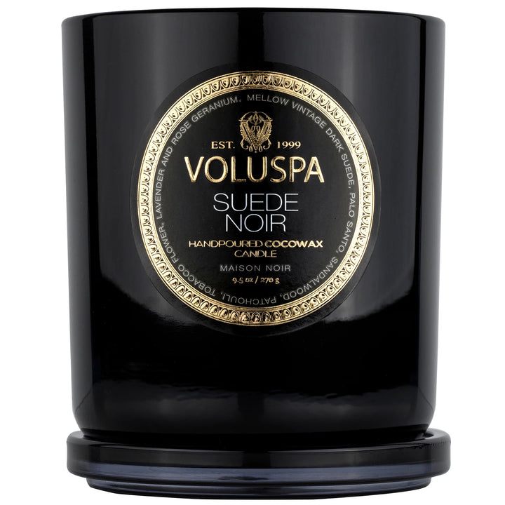 Classic boxed candle Suede Noir Sort