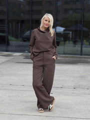Beverly top Brun
