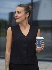Nichelle Waistcoat Sort