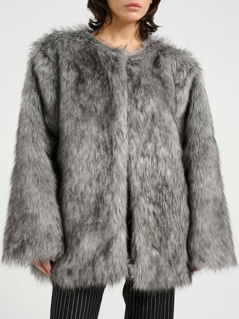 Wilia Coat Grey Wolf