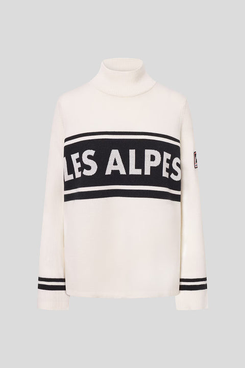 Les Alpes Knitted Sweater Hvit