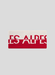 Les Alpes Headband Rød