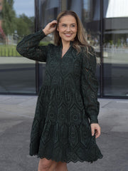 Holi Ls Dress Grønn