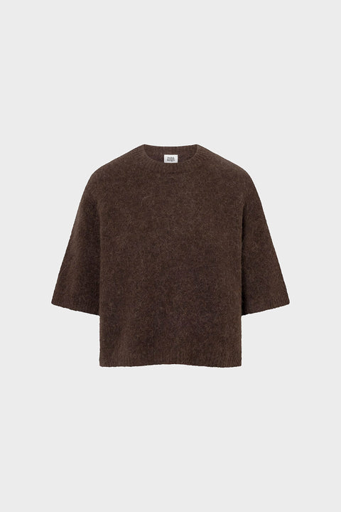 Madina Short Sleeve Knit Brun