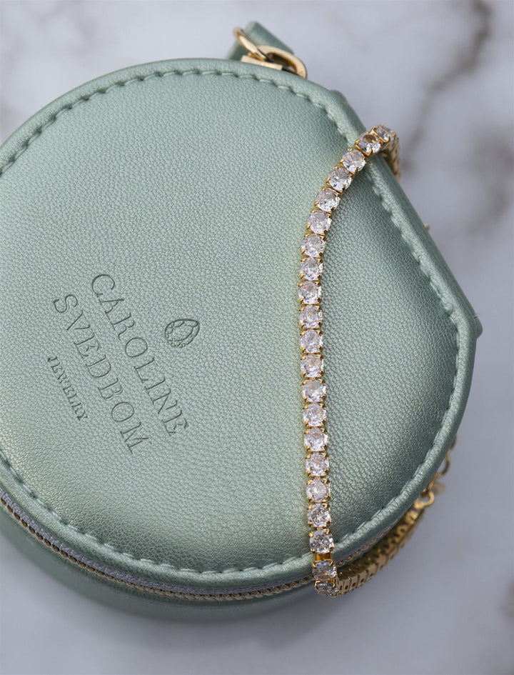 Zara bracelet gold crystal Cold Crystal