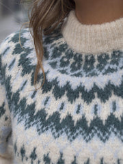 Latte Knit Pullover Multi