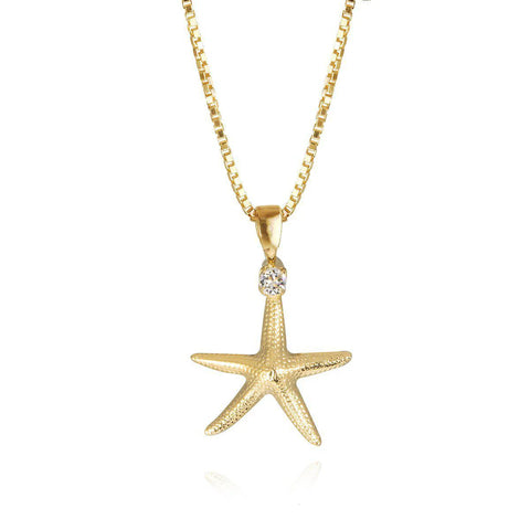 Starfish Necklace Gull